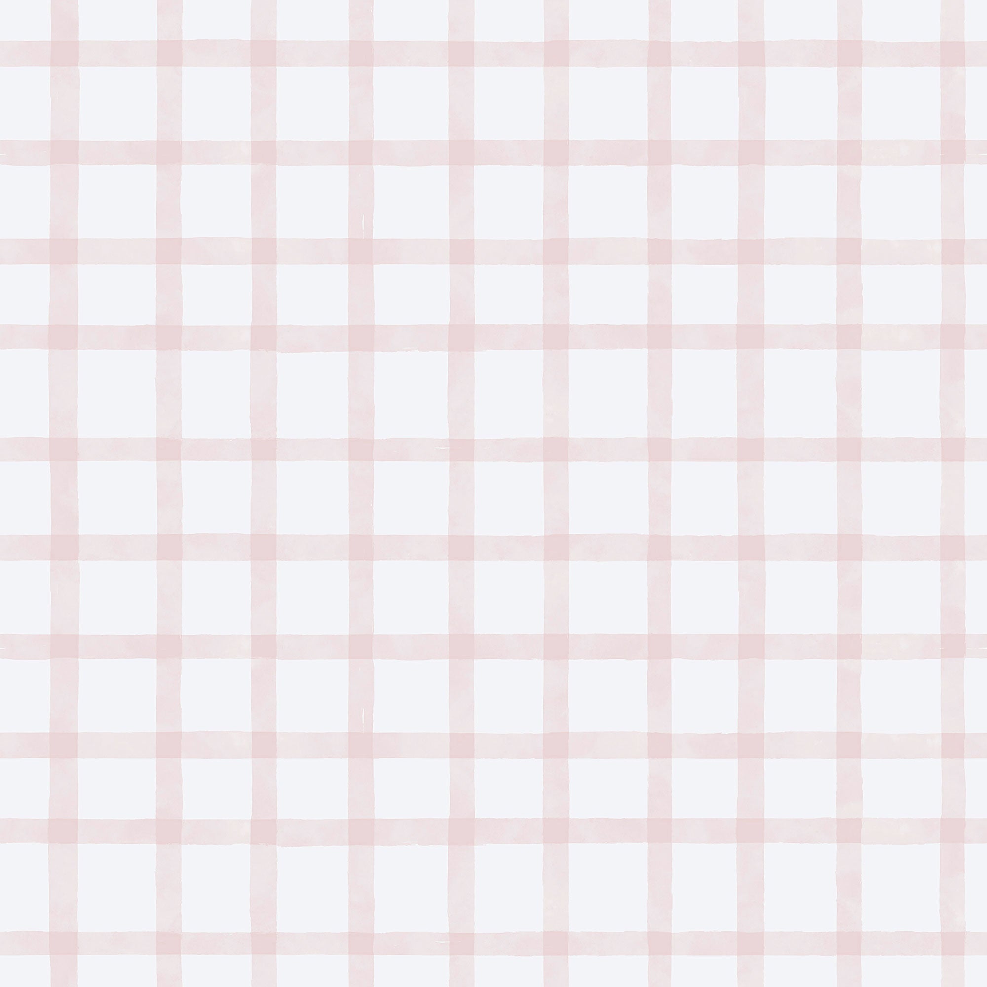 Watercolour Checks Pink Bambino Wallpaper by Galerie
