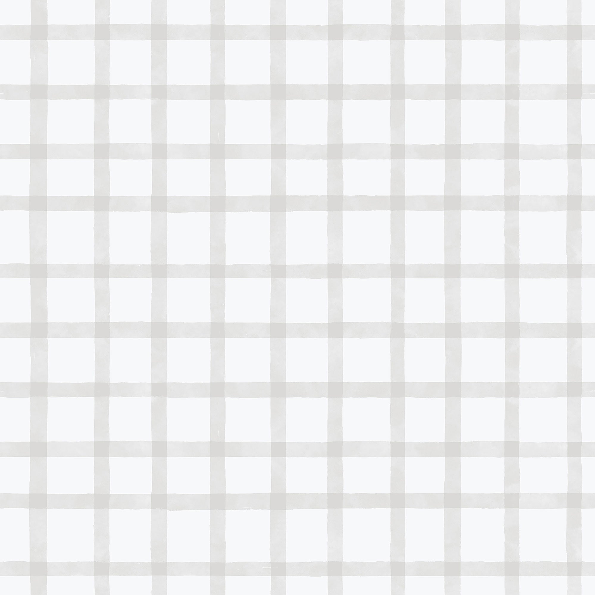 Watercolour Checks Grey Bambino Wallpaper by Galerie