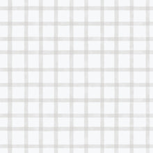 Watercolour Checks Grey Bambino Wallpaper by Galerie