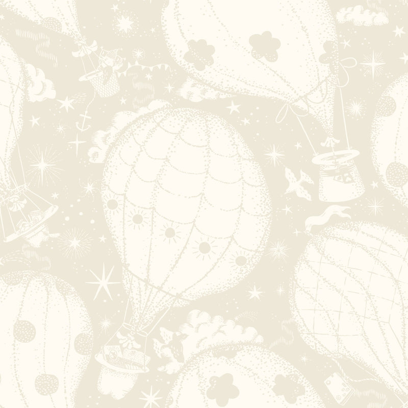 29001 Ballongerna Silver Grey Wallpaper by Galerie