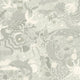 Havet Silver Grey Resan Wallpaper by Galerie