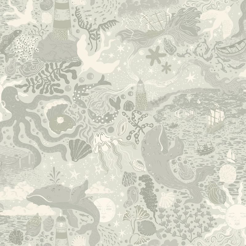 29017 Havet Silver Grey Wallpaper by Galerie