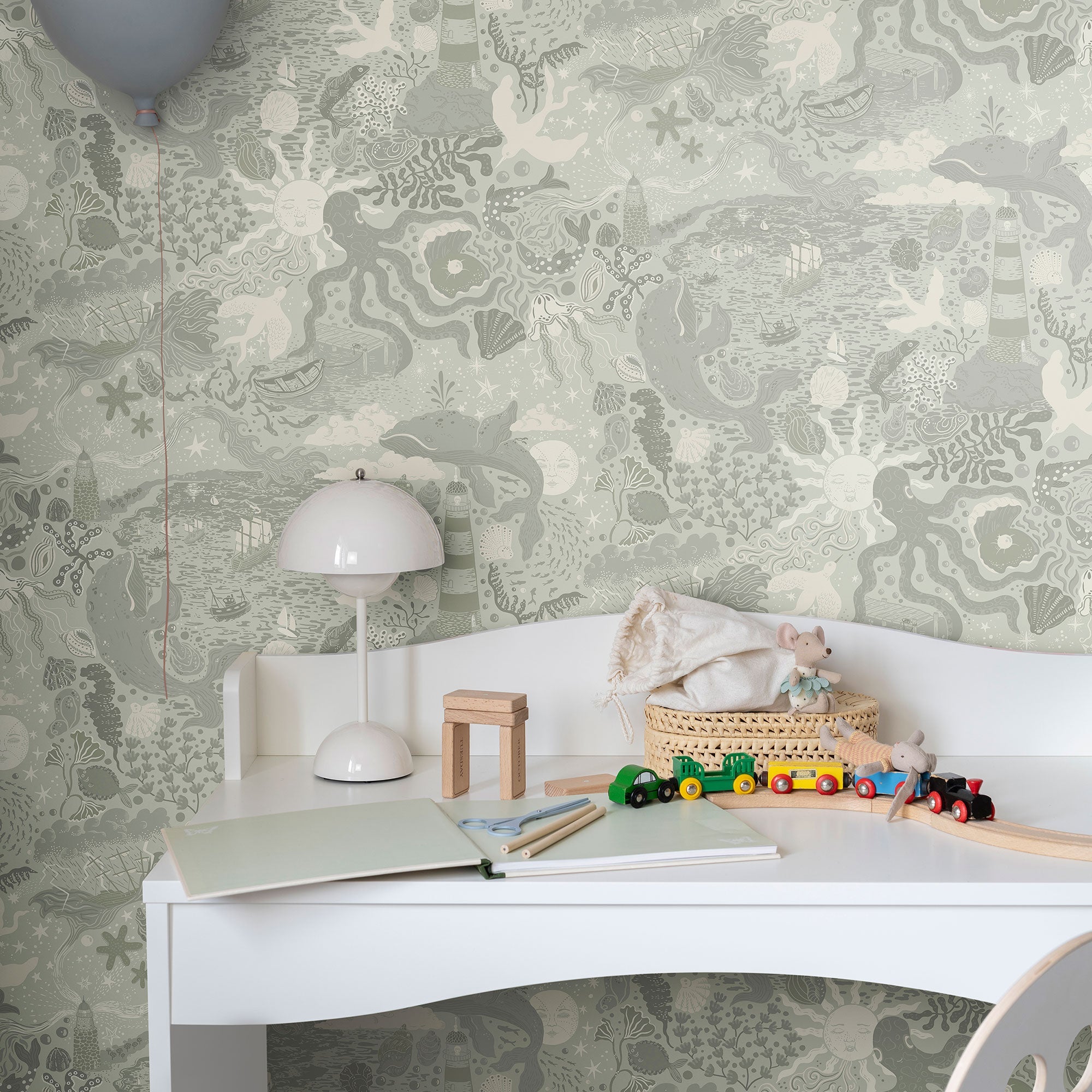 29018 Havet Silver Grey Wallpaper by Galerie