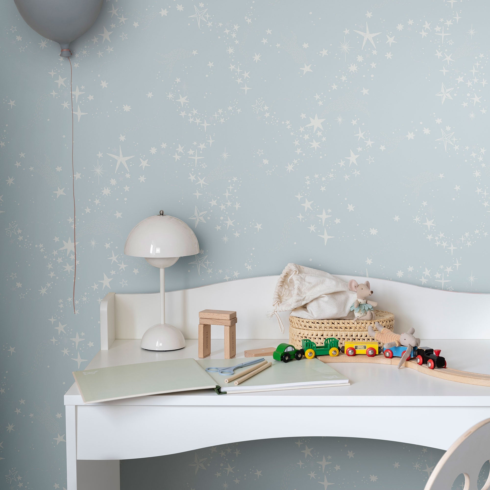 29024 Stjärnhimlen Blue Wallpaper by Galerie