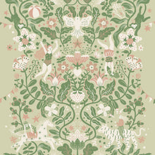 29026 Cirkus Green Wallpaper by Galerie