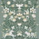 Cirkus Green Resan Wallpaper by Galerie