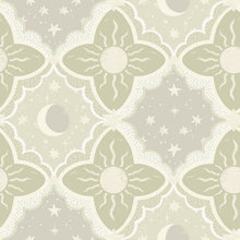 29033 Sol & Måne Green Wallpaper by Galerie