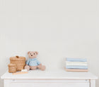 Tiny Stripes Green Bambino Wallpaper by Galerie