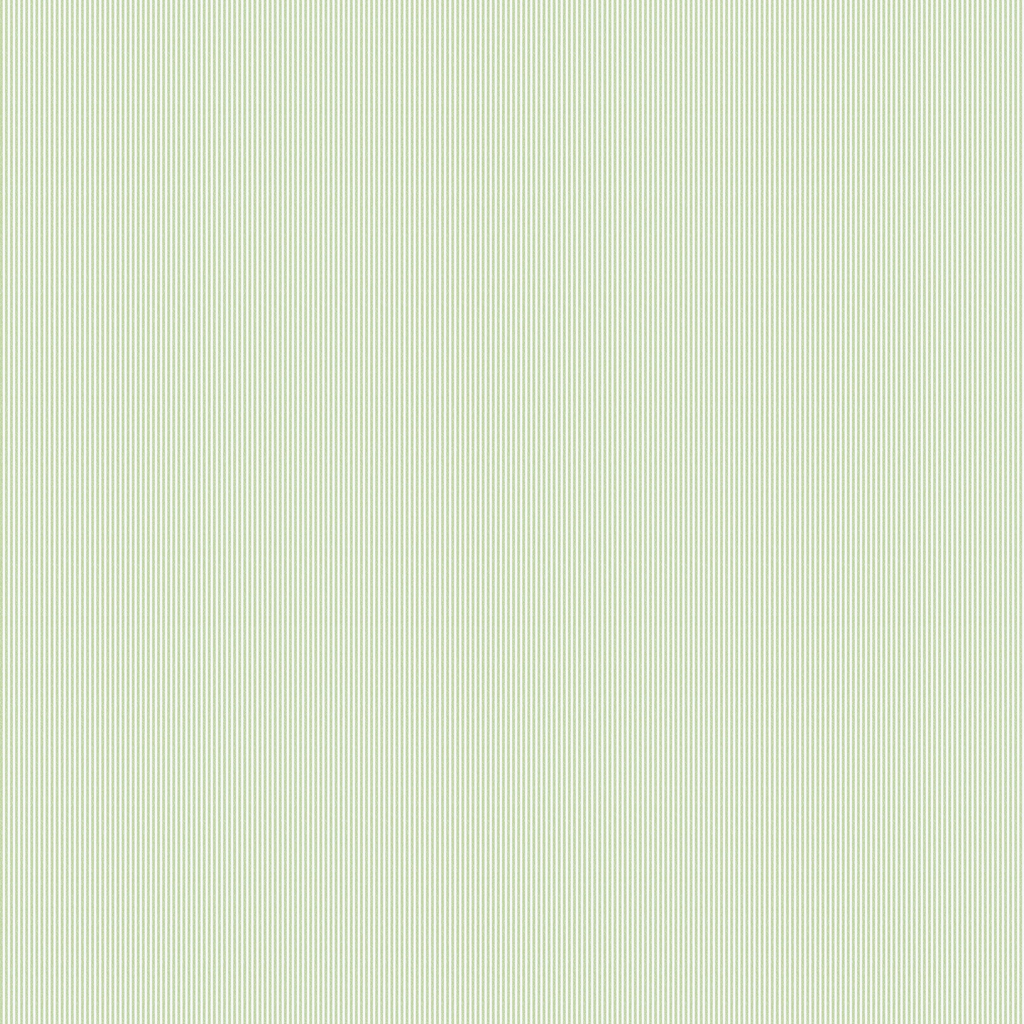 Tiny Stripes Green Bambino Wallpaper by Galerie