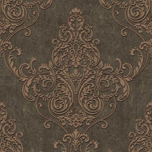 292001 Vintage Valdina Bronze Arthouse Wallpaper