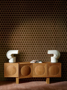 29240 Cabochon Mocha Allures Wallpaper by Arte