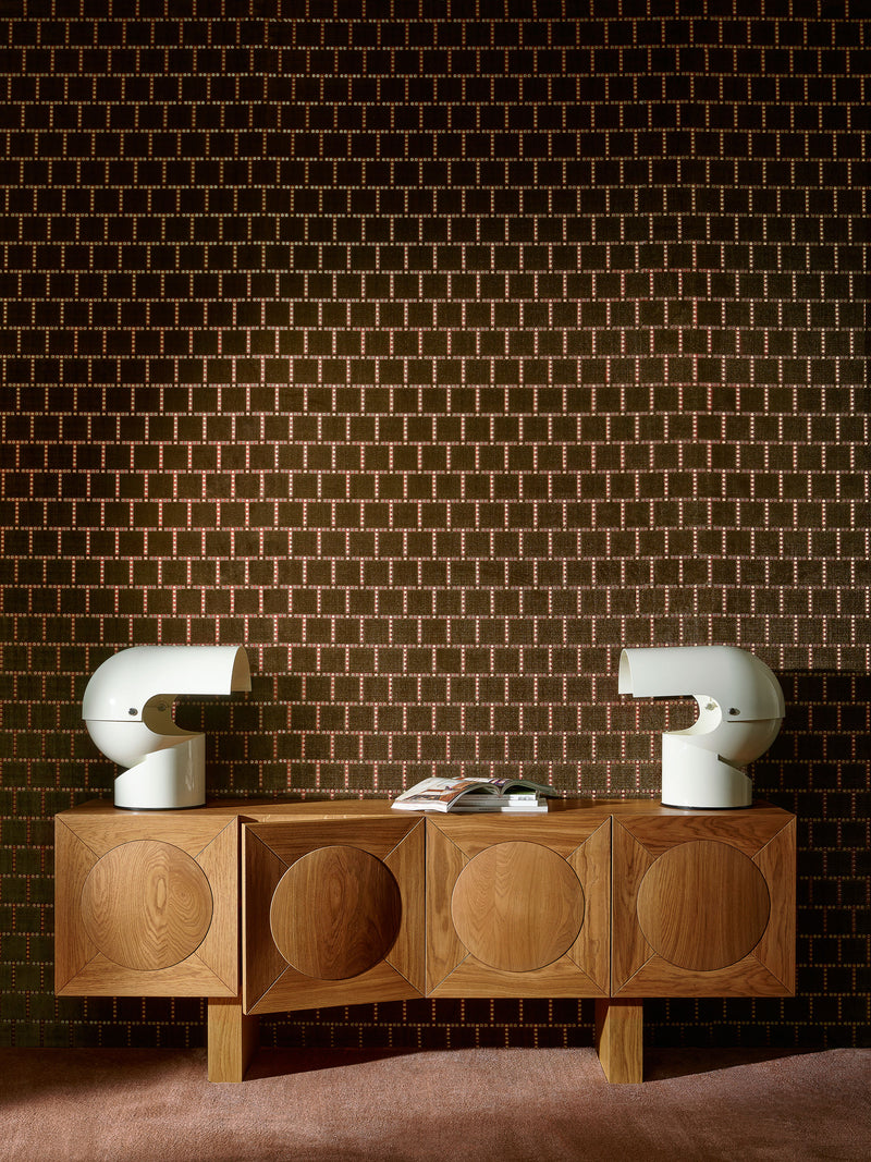29240 Cabochon Mocha Allures Wallpaper by Arte