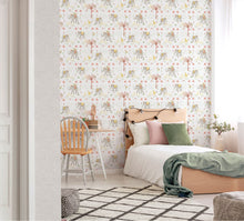 Dropy Plain White/Black Bambino Wallpaper by Galerie