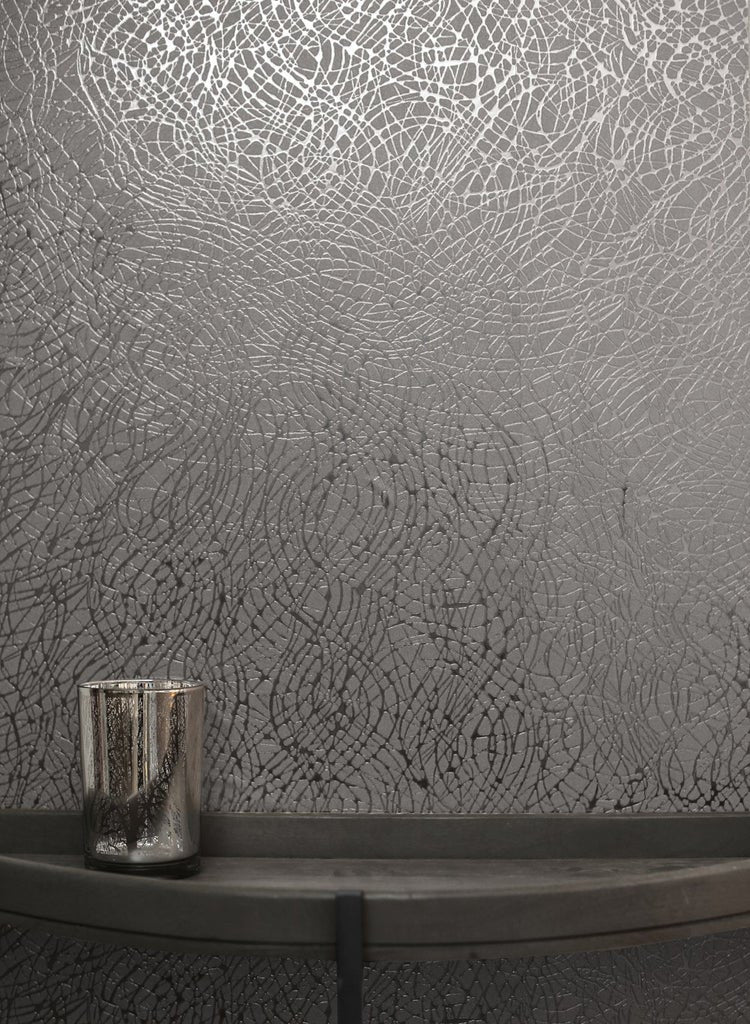 294102 Foil Swirl Vintage Foils and Metallics Wallpaper By Arthouse