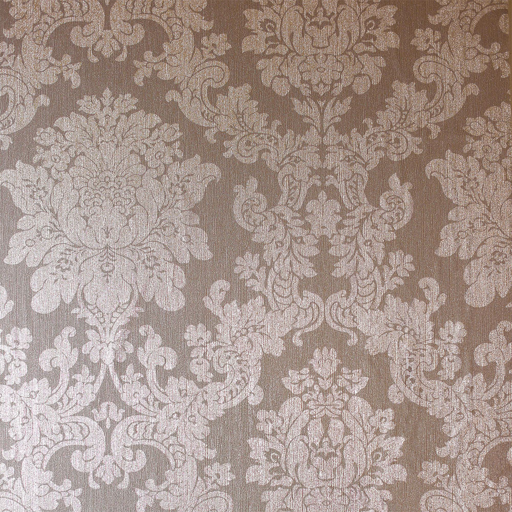 294400 Foil Damask Vintage Rose Gold Wallpaper By Arthouse