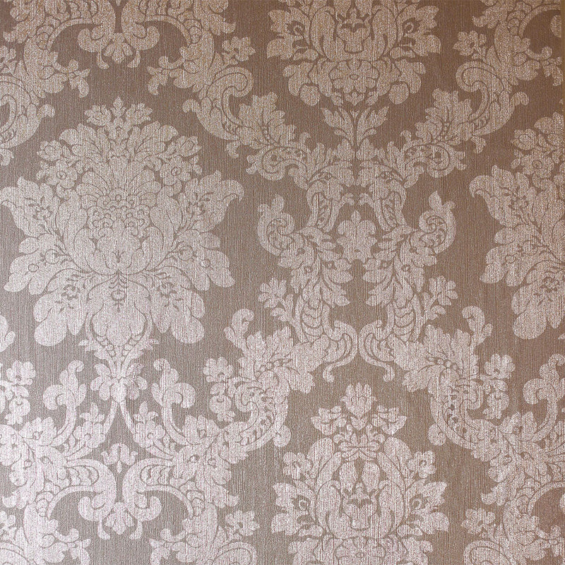 294400 Foil Damask Vintage Rose Gold Wallpaper By Arthouse