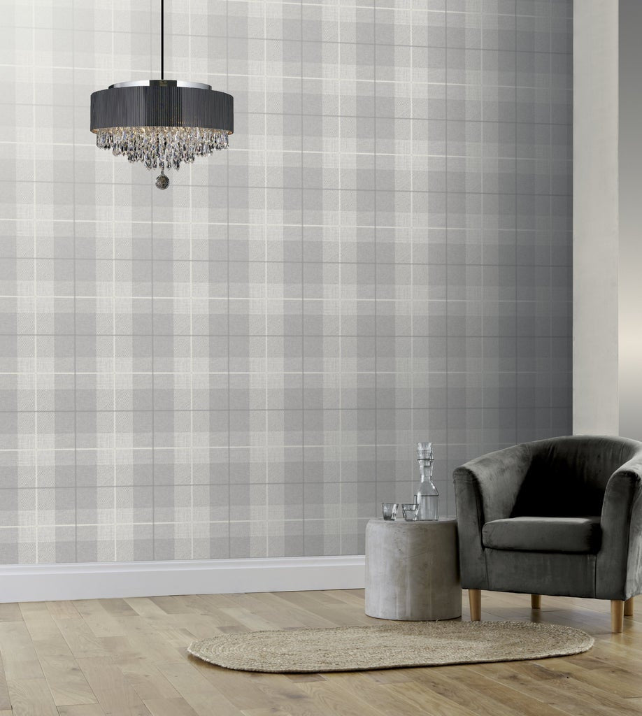 294901 Country Tartan Grey Wallpaper By Arthouse