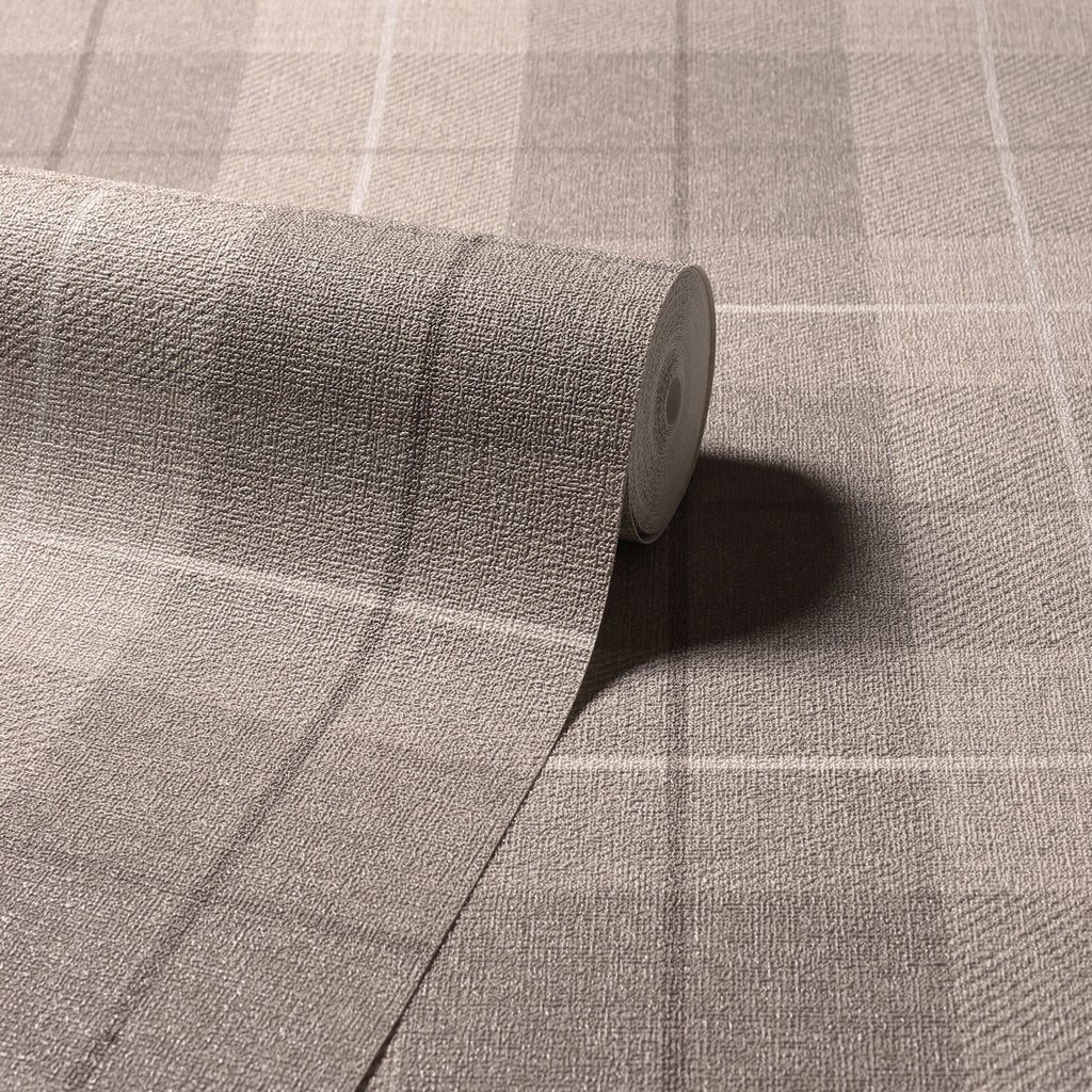 294903 Country Tartan Taupe Wallpaper By Arthouse