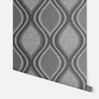 295100 Ogee Curve Charcoal Wallpaper By Arthouse
