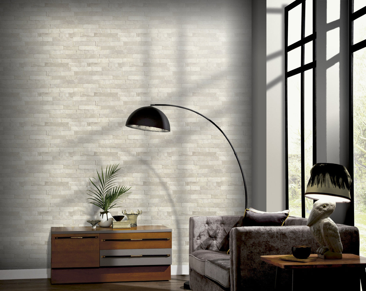295201 Graphite Slate Vintage Wallpaper By Arthouse