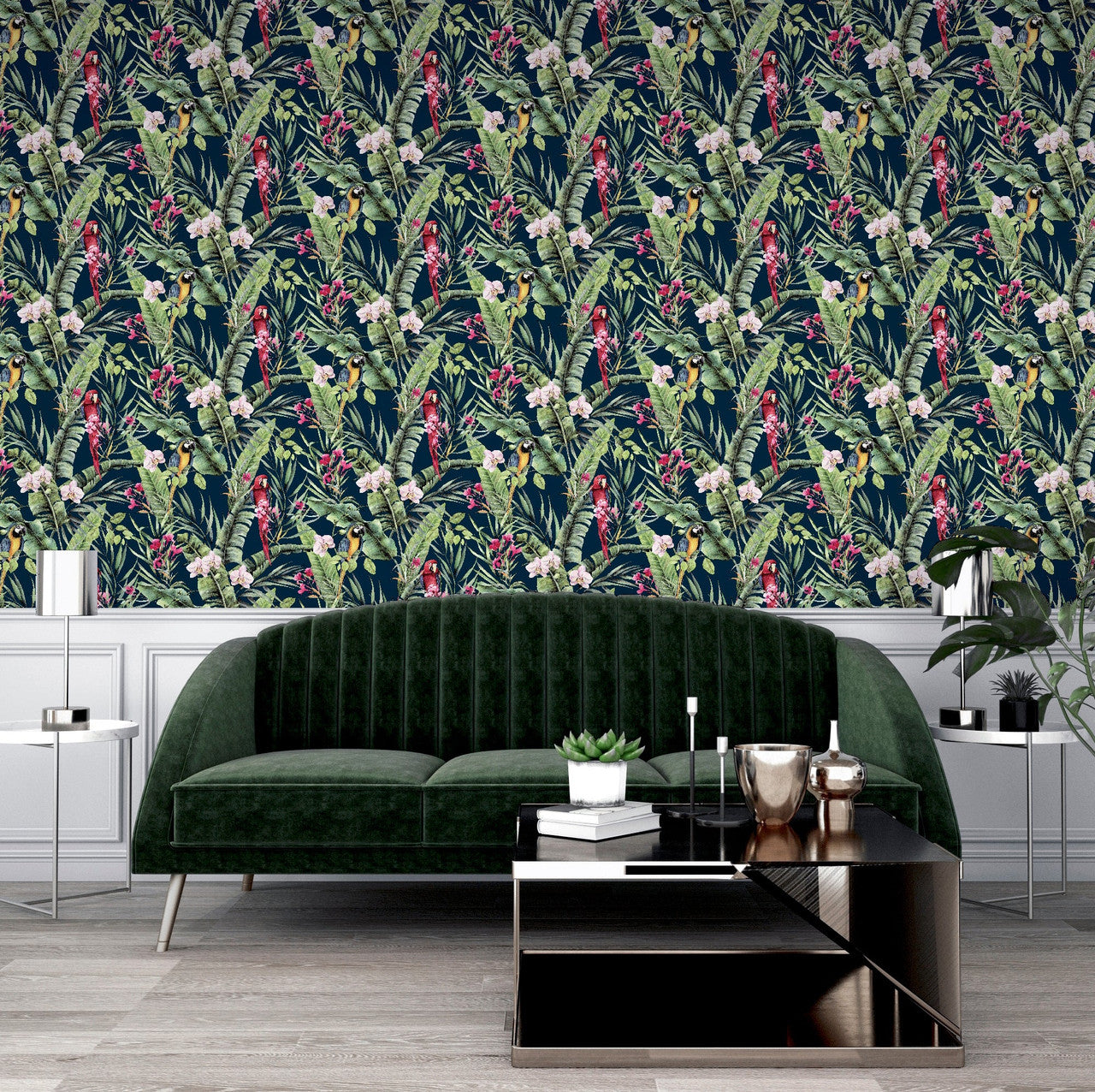 297106 Pretty Polly Navy Wallpaper By Arthouse