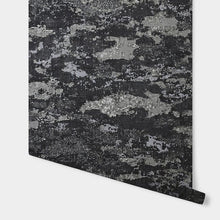 297600 Patina Charcoal and Silver Wallpaper By Arthouse