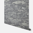 297601 Patina Grey and Silver Wallpaper By Arthouse