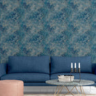 298602 Modern Raffia Navy & Natural Wallpaper By Arthouse