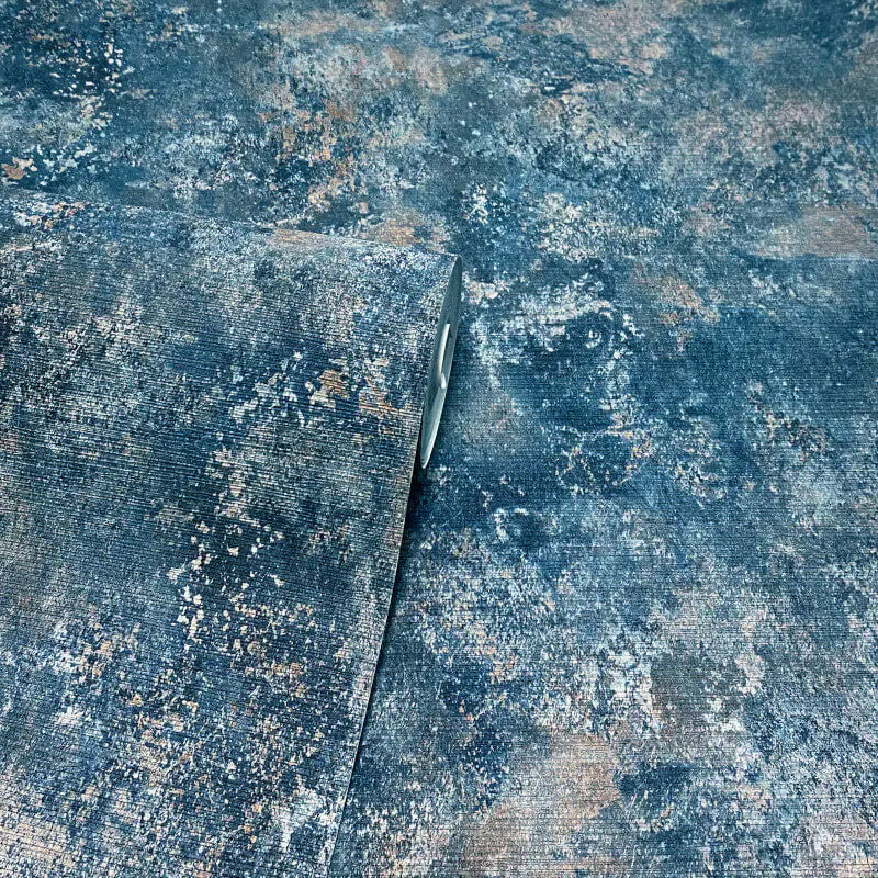 298602 Modern Raffia Navy & Natural Wallpaper By Arthouse