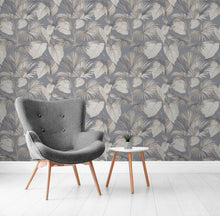 298606 Palm Grove Grey Wallpaper By Arthouse