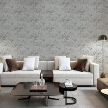 299302 Luxury Leaf Soft Silver Wallpaper By Arthouse