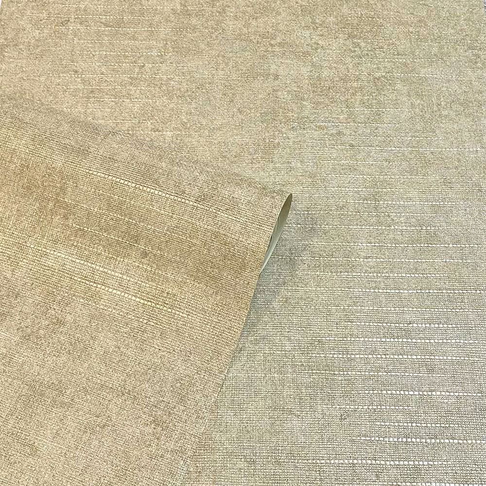 Luxury Leaf Plain Champagne Wallpaper By Arthouse