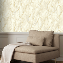 400105 Pandora Champagne Vasari Wallpaper by Rasch