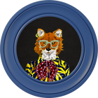 Fine China Todd on Charcoal Black Framed Art Prints by Brand McKenzie