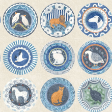 BW45126/4 Robina's Dinner Party Kit Kemp Wallpaper By GP & J Baker