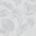 Largo Leaf Grey Metallic Wallpaper by Erismann