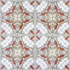 3000011 Art Decó Red/wine/white/grey Tiles Wallpaper by Coordonné