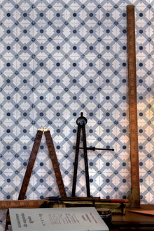 3000013 Celosia Grey Tiles Wallpaper by Coordonné