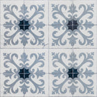 3000014 Damascus Blue/navy Tiles Wallpaper by Coordonné