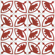 3000015 Essaouira Red/wine Tiles Wallpaper by Coordonné
