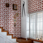 3000015 Essaouira Red/wine Tiles Wallpaper by Coordonné