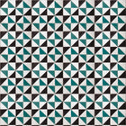 3000016 Fez Green/black Tiles Wallpaper by Coordonné