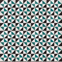 3000016 Fez Green/black Tiles Wallpaper by Coordonné