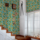 3000022 Daisy Green/yellow/orange Tiles Wallpaper by Coordonné