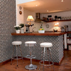 3000032 Cadiz Black/white/grey Tiles Wallpaper by Coordonné