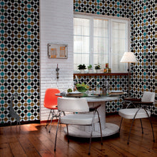 3000033 Feria Green/yellow/orange Tiles Wallpaper by Coordonné