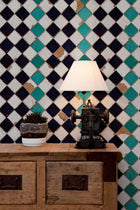 3000033 Feria Green/yellow/orange Tiles Wallpaper by Coordonné