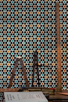 3000034 Flamenco Green/yellow/orange Tiles Wallpaper by Coordonné