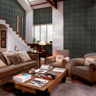 3000034 Flamenco Green/yellow/orange Tiles Wallpaper by Coordonné