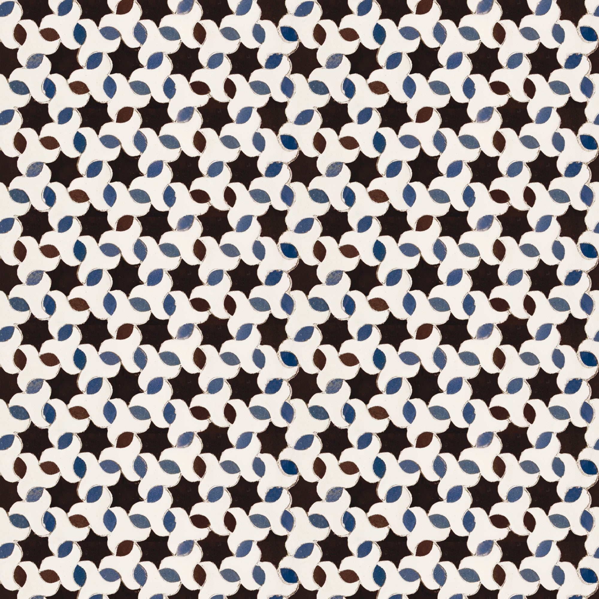 3000035 Tarifa Blue/navy/black Tiles Wallpaper by Coordonné